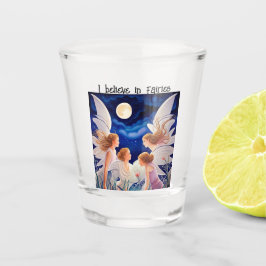 Ik geloof in feeën shot glas