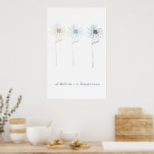 Ik geloof in geluk poster (Keuken)