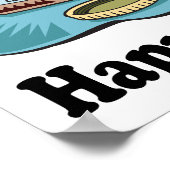 ik geloof in gelukkige pillen poster (Hoek)