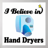 ik geloof in handdrogers poster (Voorkant)