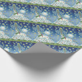 Ik geloof in het kerstunicorn WRAPPER PAPIER (Hoek)