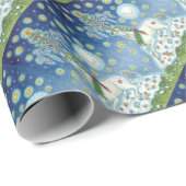 Ik geloof in het kerstunicorn WRAPPER PAPIER (Rol Hoek)