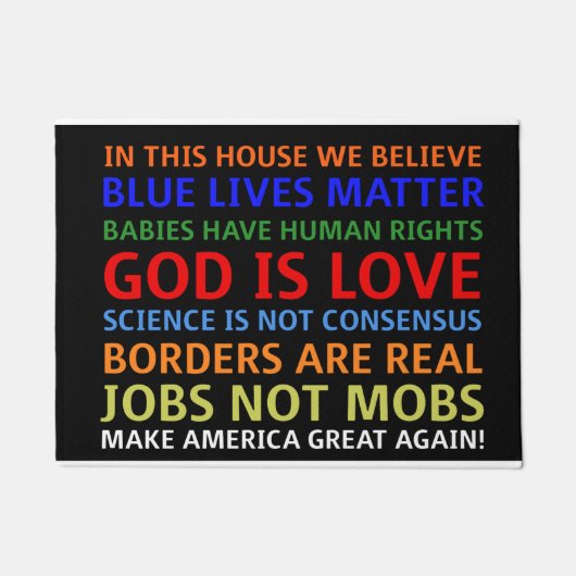 Ik geloof in het MAGA-hormoon Deurmat (Voorkant)