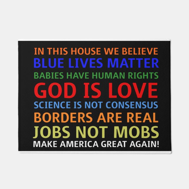 Ik geloof in het MAGA-hormoon Deurmat (Voorkant)