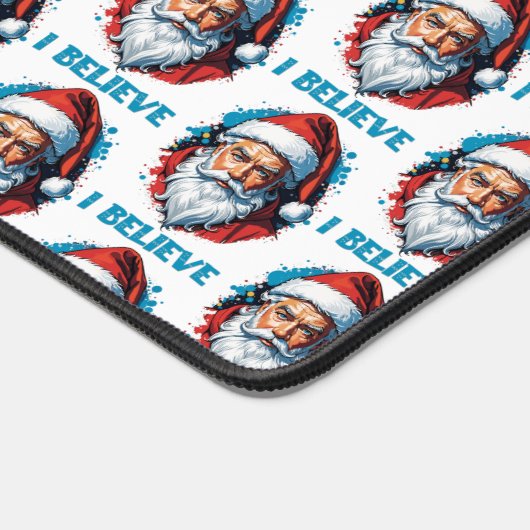 Ik geloof in het ontwerp van de Kerstman Graffiti- Bureaumat (Hoek)