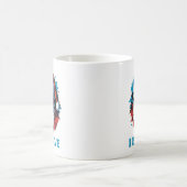 Ik geloof in het ontwerp van de Kerstman Graffiti- Koffiemok (Center)