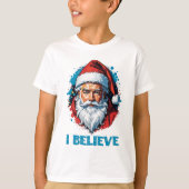Ik geloof in het ontwerp van de Kerstman Graffiti- T-shirt (Voorkant)