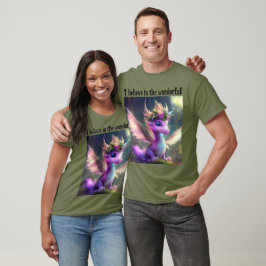 Ik geloof in het wonderbaarlijke! (Paarse Sprookje T-shirt