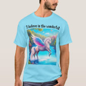 Ik geloof in het wonderbaarlijke! (Pegasus) T-shir T-shirt (Voorkant)