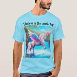 Ik geloof in het wonderbaarlijke! (Pegasus) T-shir T-shirt