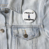 ik geloof in hinken ronde button 5,7 cm (In situ)