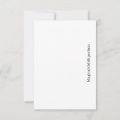 Ik geloof in je fee bedankkaart (Achterkant)