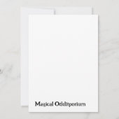 Ik geloof in je grote voet feestdagenkaart (Achterkant)