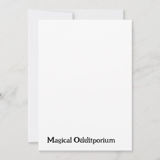 Ik geloof in je grote voet feestdagenkaart (Achterkant)