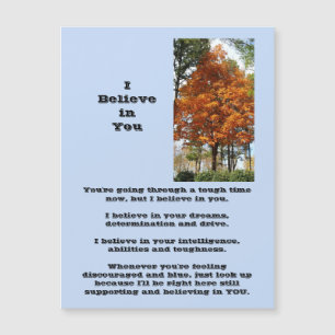 Ik geloof in je magnetische kaart