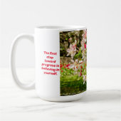 Ik geloof in jezelf. Delicate ventilator Koffiemok (Links)