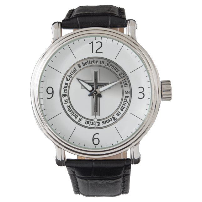 Ik geloof in Jezus Christus Horloge (Voorkant)