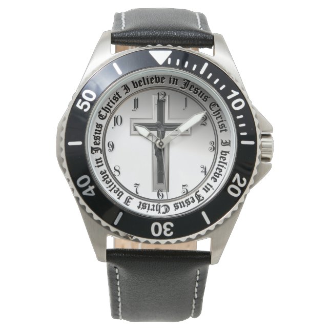 Ik geloof in Jezus Christus Horloge (Voorkant)