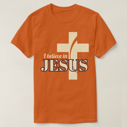 Ik geloof in Jezus T-shirt (Design voorkant)