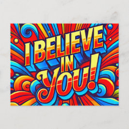 Ik geloof in jou briefkaart