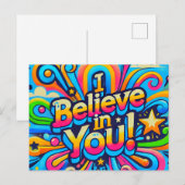 Ik geloof in jou briefkaart (Voorkant / Achterkant)