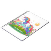 Ik geloof in jou, eenhoorns notitieboek (Linkerzijde)