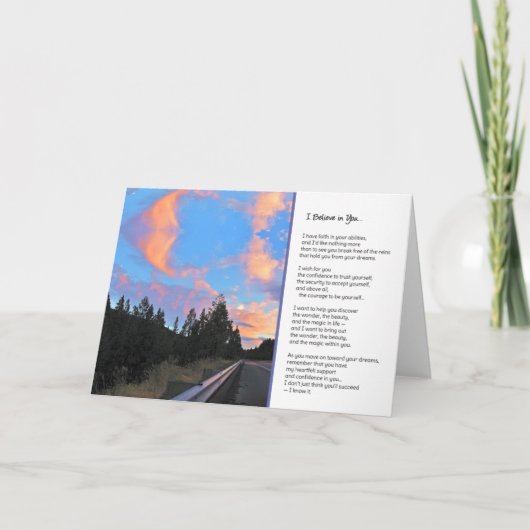 Ik geloof in jou... kaart (Voorkant)