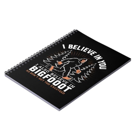 Ik geloof in jou, maar ik geloof ook in Bigfoot Notitieboek (Linkerzijde)
