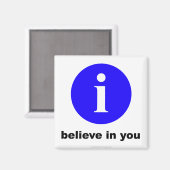 ik geloof in jou - Magnet (Voorkant / Achterkant)