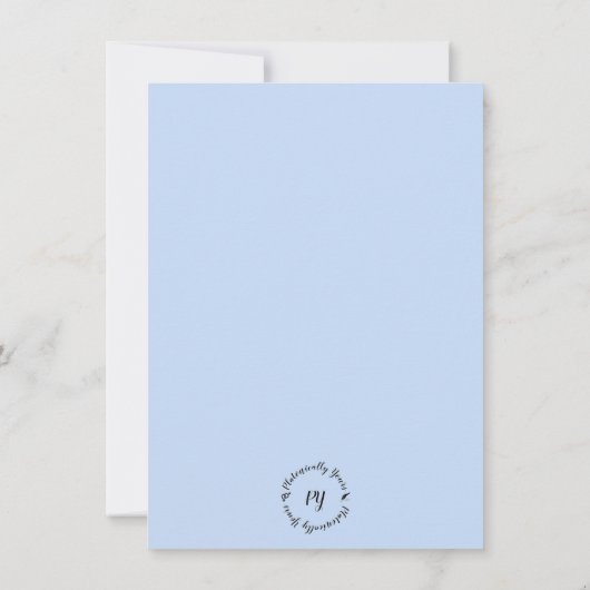 Ik geloof in jou platte wenskaart (Achterkant)