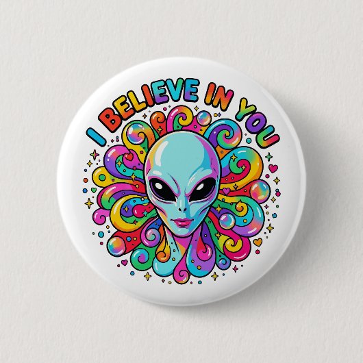 Ik Geloof In Jou Ronde Button 5,7 Cm (Voorkant)