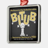 Ik geloof in JULLIE! Metalen Ornament (Links)