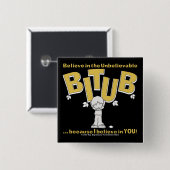 Ik geloof in JULLIE! Vierkante Button 5,1 Cm (Voorkant /achterkant)