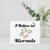 ik geloof in kernels briefkaart (Staand voorkant)