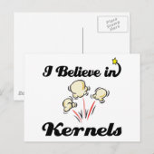 ik geloof in kernels briefkaart (Voorkant / Achterkant)
