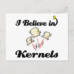 ik geloof in kernels briefkaart