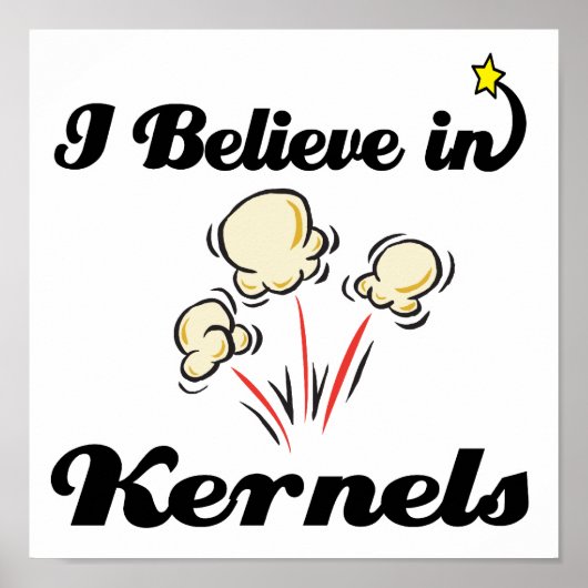 ik geloof in kernels poster (Voorkant)