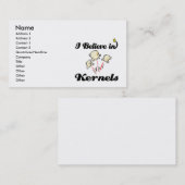 ik geloof in kernels visitekaartje (Voorkant / Achterkant)