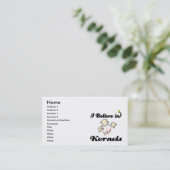 ik geloof in kernels visitekaartje (Staand voorkant)