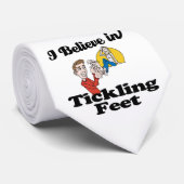 ik geloof in kietelende voeten stropdas (Opgerold)