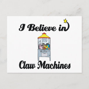 ik geloof in klauwmachines briefkaart