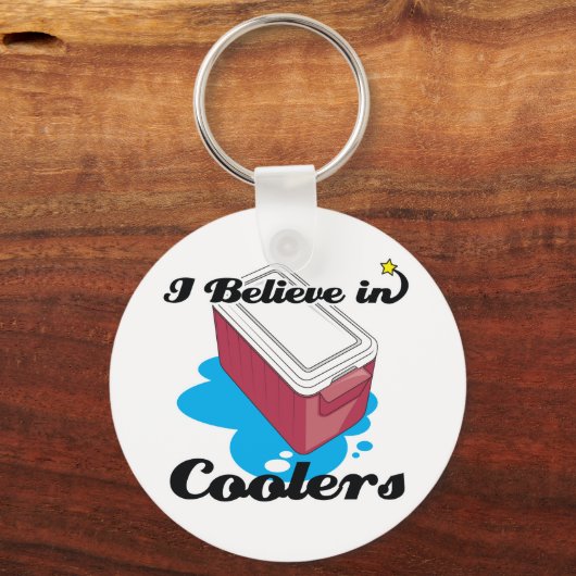 ik geloof in koelers sleutelhanger (Voorkant)