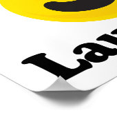 ik geloof in lachen poster (Hoek)