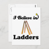 ik geloof in ladders briefkaart (Voorkant / Achterkant)