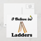 ik geloof in ladders briefkaart (Voorkant / Achterkant)