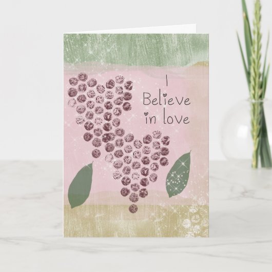 Ik geloof in liefdesharten kaart (Voorkant)
