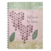 Ik geloof in liefdesharten notitieboek (Voorkant)