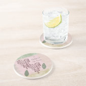 Ik geloof in liefdesharten zandsteen onderzetter (Zijkant)