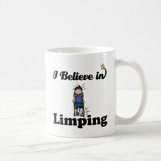 ik geloof in limping koffiemok (Rechts)