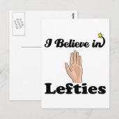 ik geloof in linkse partijen briefkaart (Voorkant / Achterkant)